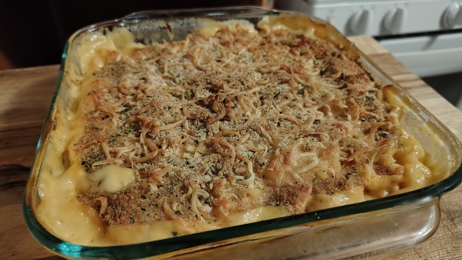 Creamy Ham and Macaroni Casserole